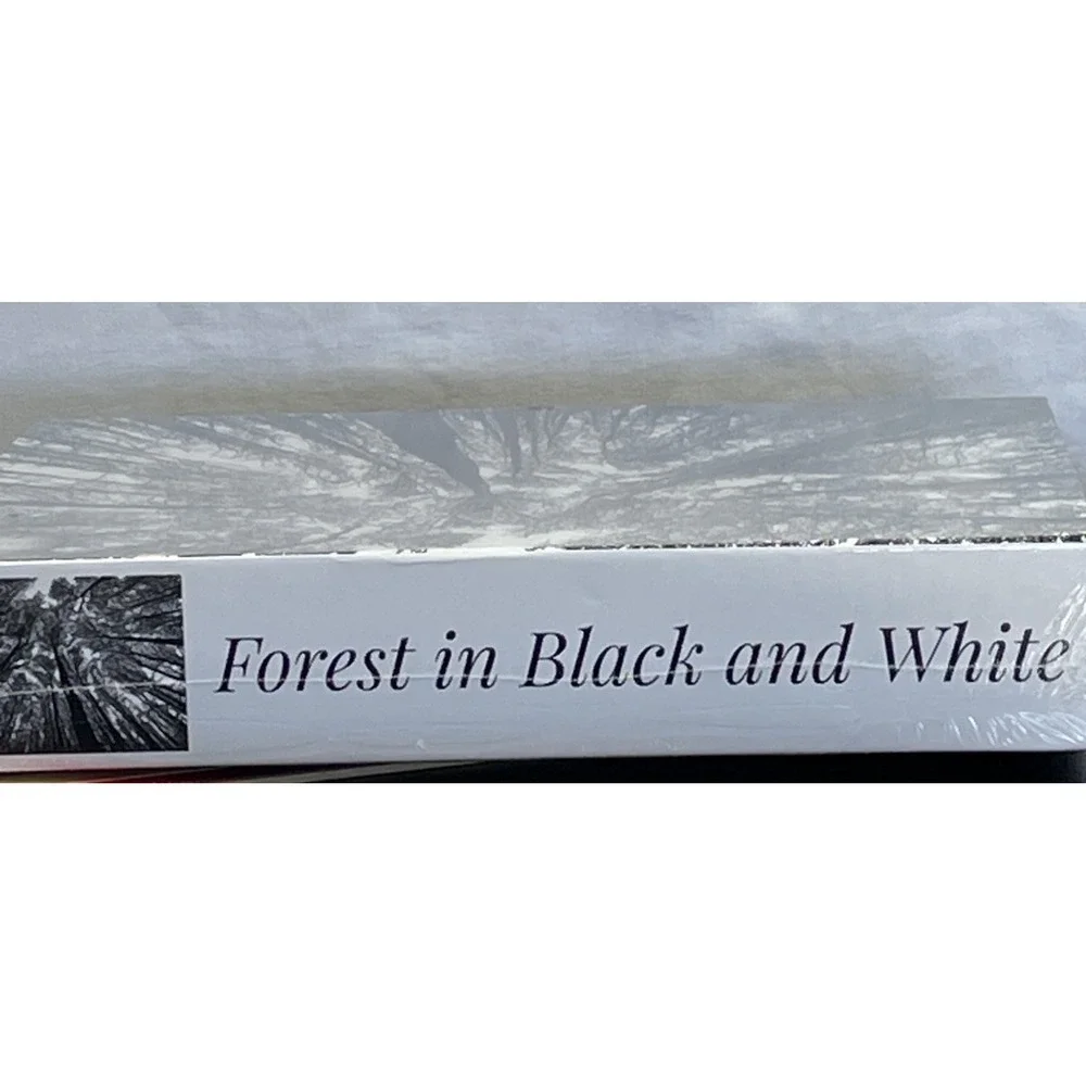 Bgraamiens Brain Games Forest in Black and White 1000 Piece Puzzle NEW SEALED‎